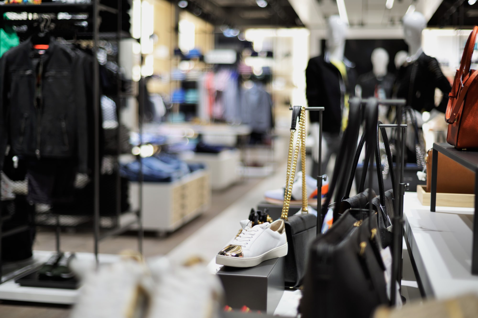 Shelves details in XYZ Villach store